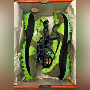 Nike off white zoom terra kiger 5 electric green